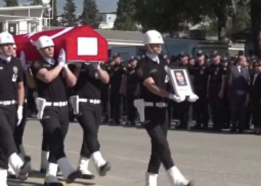 İzmir’deki Kazada Şehit Olan Serkan Hızlı Manisa’da Son Yolculuğuna Uğurlandı