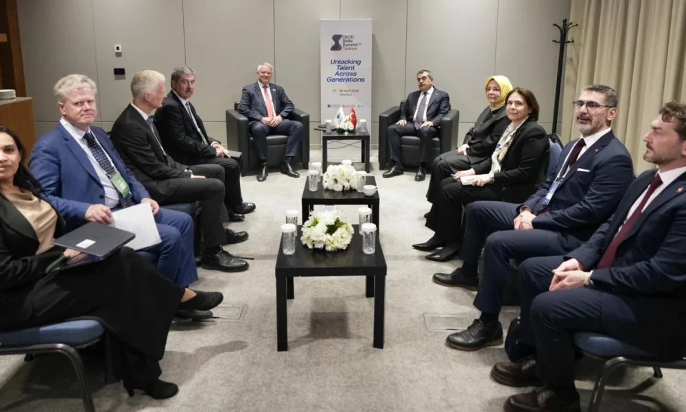 Bakan Tekin, OECD Genel Sekreteri Cormann İle Bir Araya Geldi