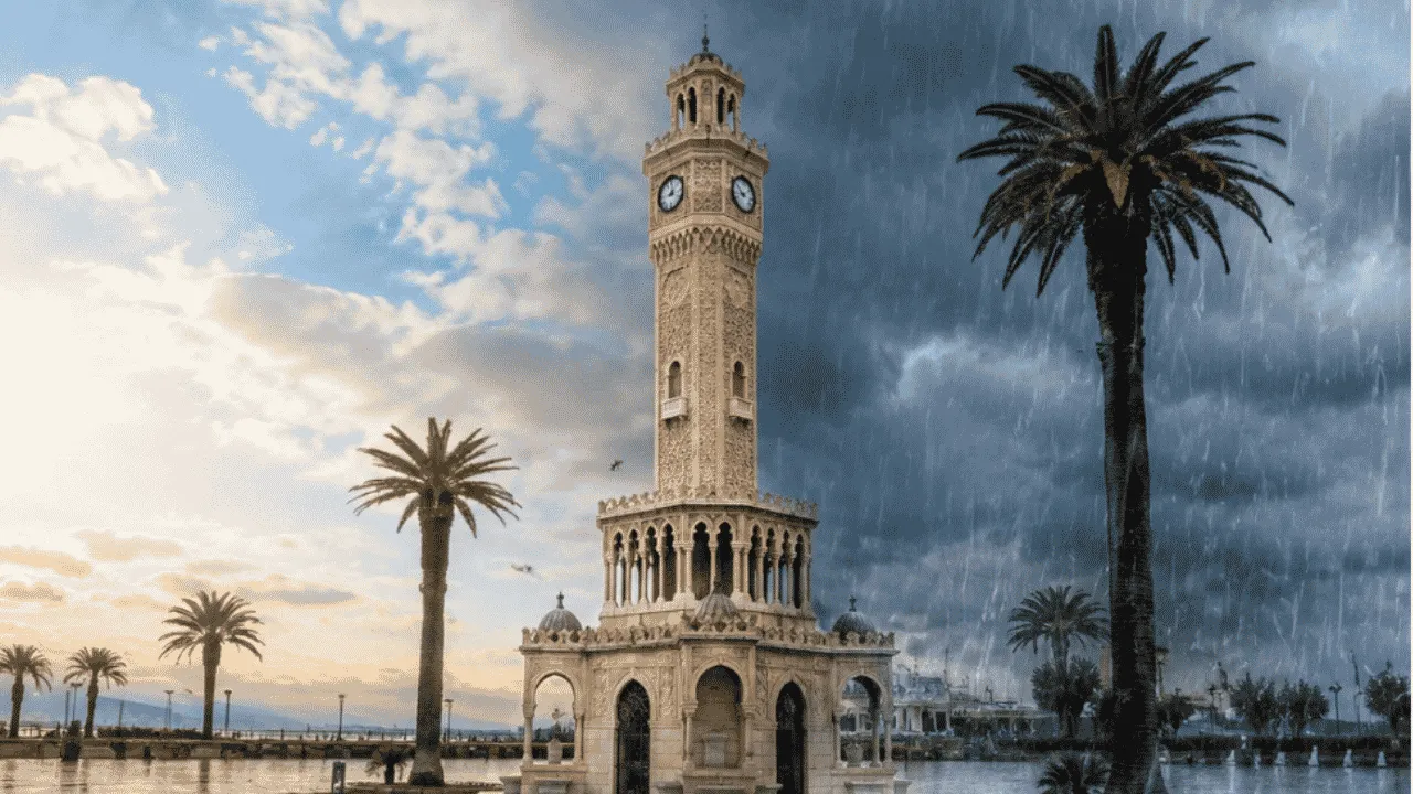 İzmir’de Bahar Havası Kısa Sürecek: Sağanak Yağış Kapıda