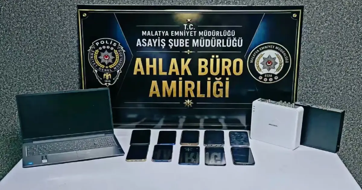 Malatya’da fuhuş operasyonu: 4 şüpheli gözaltında